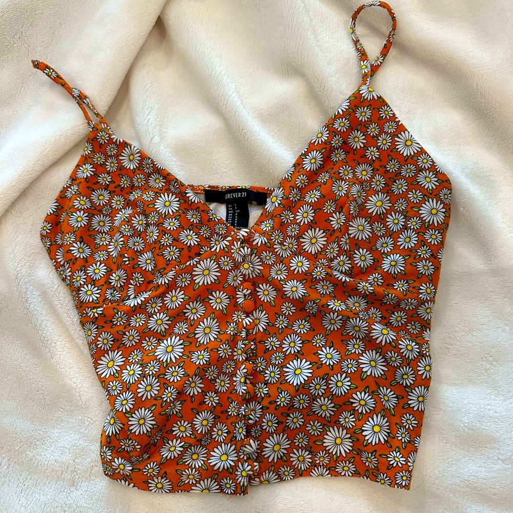 Floral crop top